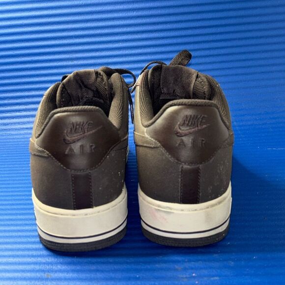 Size 11- Nike Air Force 1 Low 07 Microstripe Brown White 315122-202 RARE 2010 - Picture 7 of 8